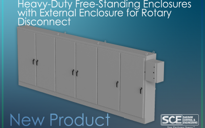 Heavy Duty Free-Standing Enclosures w/ External Enclosure for Rotary Disconnect